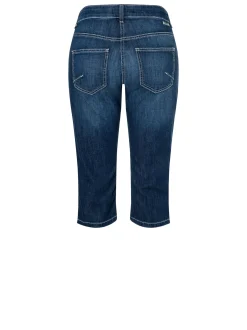 MAC Damen Jeans-Bermuda - Jane in denim - Länge: mittel