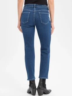MAC Damen Jeans - Dream Cropped in blue stone