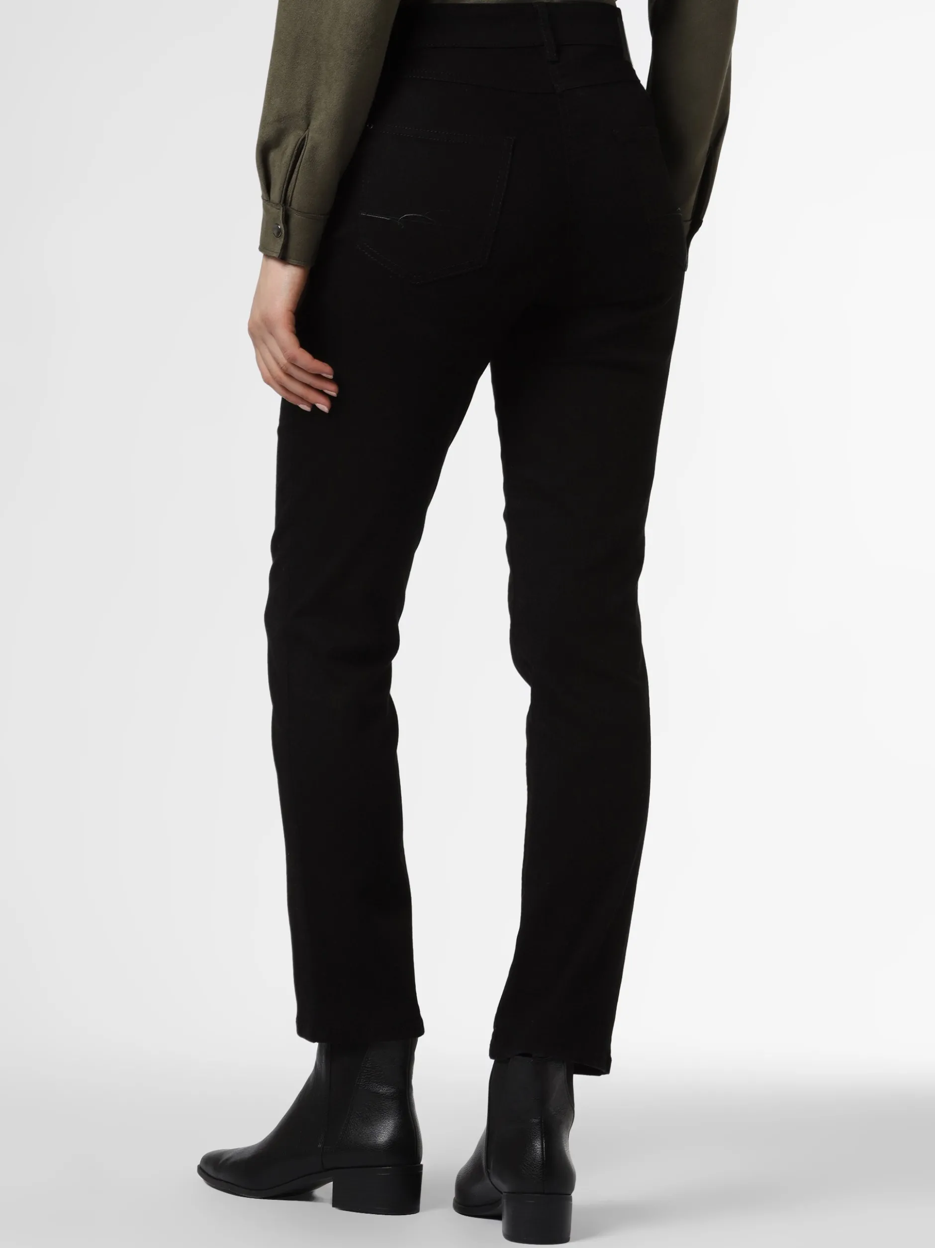 MAC Damen Jeans - Melanie in schwarz - Länge: lang