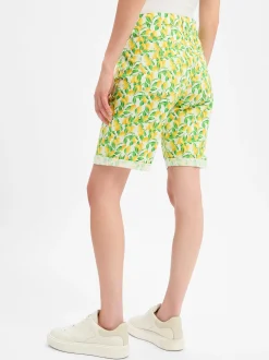 MAC Damen Shorts in gelb grün - Länge: verkürzt