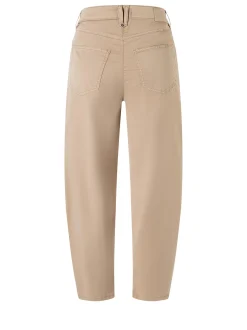 MAC Damen Stoffhose - Bora in beige - Länge: lang