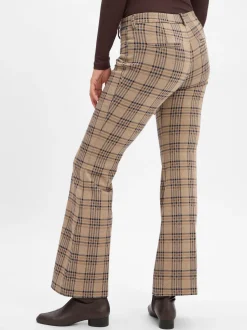 MAC Damen Stoffhose - Dream Boot in melange schwarz