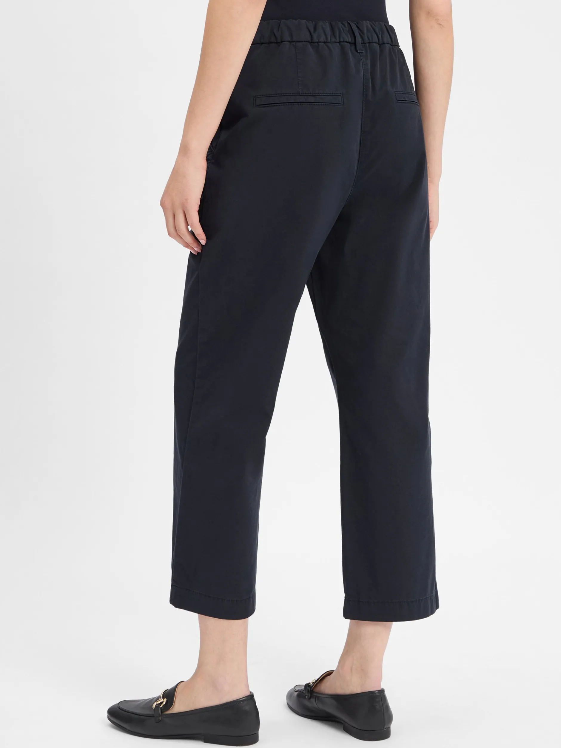 MAC Damen Stoffhose in marine - Länge: mittel