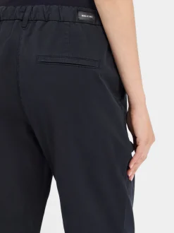 MAC Damen Stoffhose in marine - Länge: mittel
