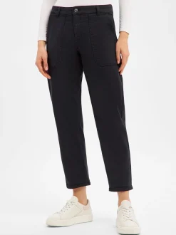 MAC Damen Stoffhose - Worker 2.03 in schwarz