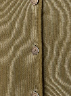 MAERZ Damen Strickjacke in oliv - Ärmel: langarm