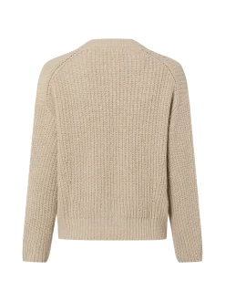 MAERZ Damen Strickjacke mit Schurwoll-Anteil in kitt