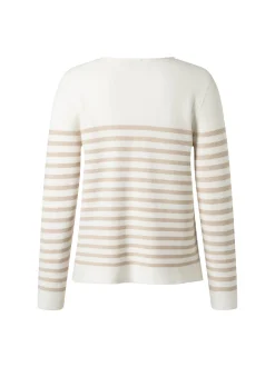 MAERZ Damen Strickpullover in beige melange