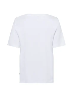 MAERZ Damen T-Shirt in weiß - Ausschnitt: Rundhals