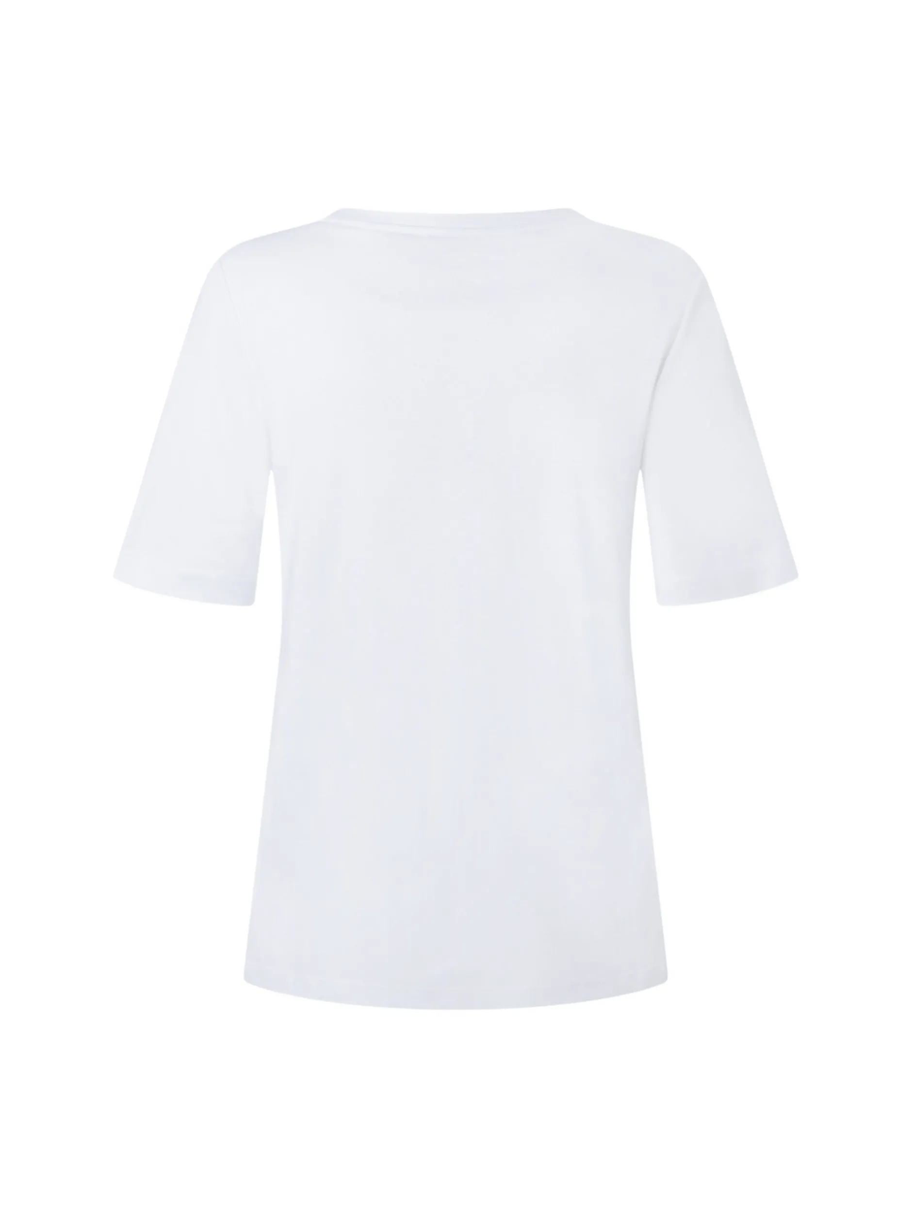 MAERZ Damen T-Shirt in weiß - Ausschnitt: V-Ausschnitt