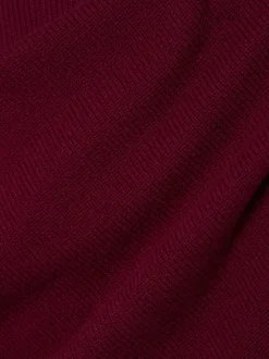 MAERZ Damen Wollpullover in bordeaux - Ärmel: langarm