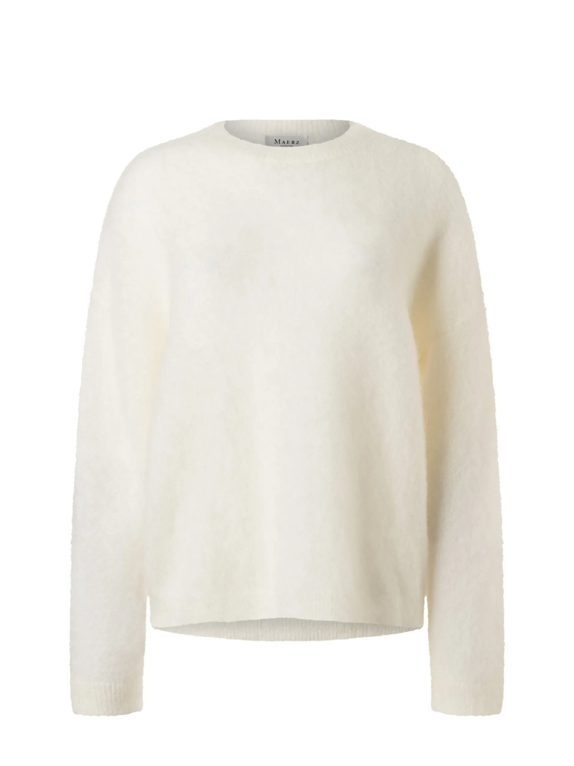 MAERZ Dmen Strickpullover mit Mohair-Anteil in ecru