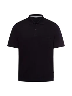 MAERZ Herren Poloshirt in marine - Ärmel: kurzarm