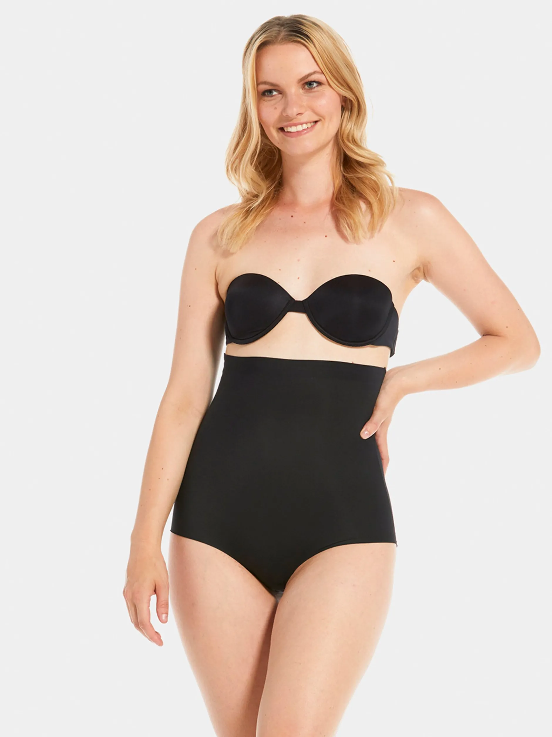 MAGIC Bodyfashion Damen Shapewear - Maxi Sexy Hi-Brief in schwarz