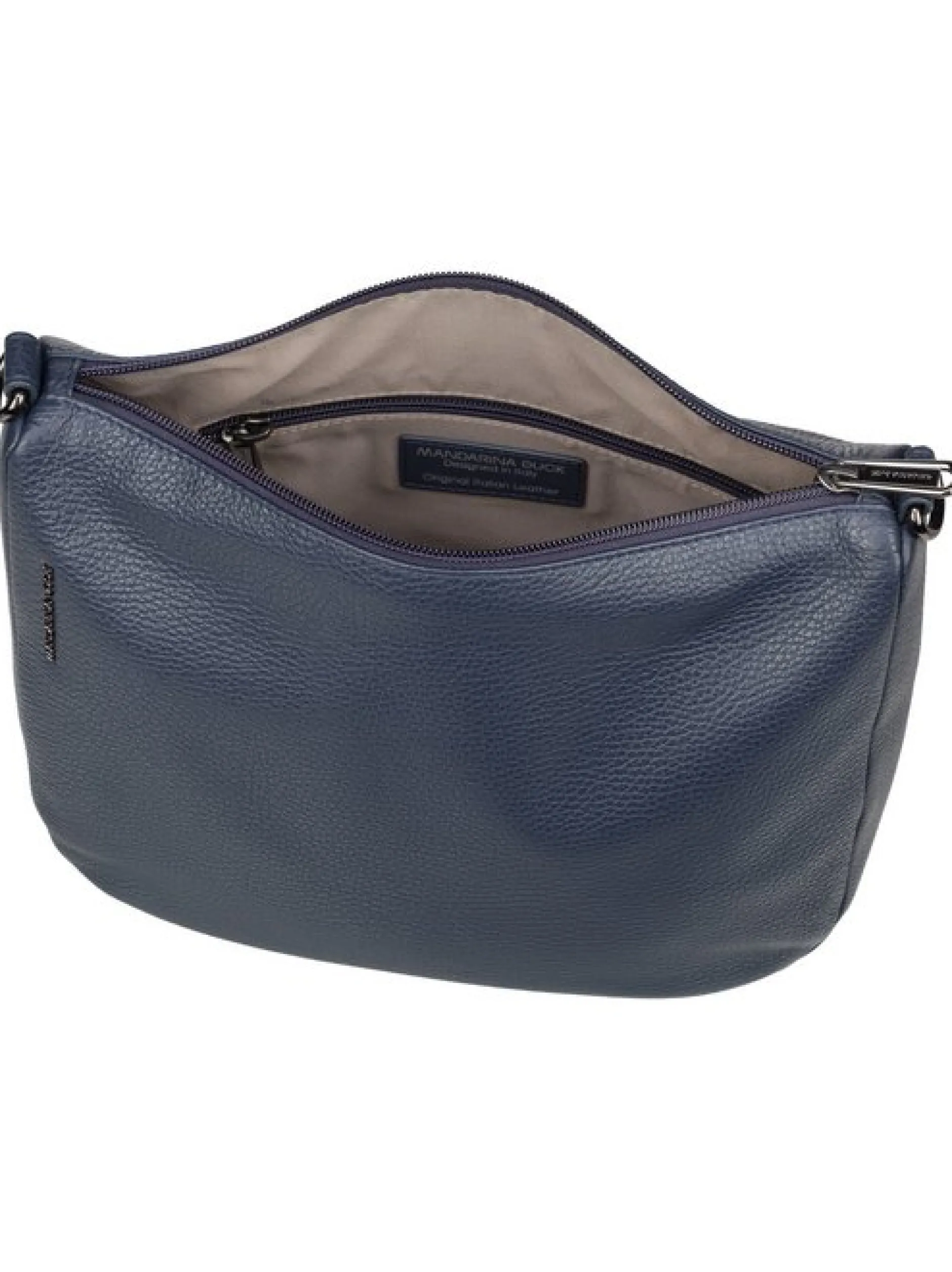 Mandarina Duck Damen Beuteltasche - Mellow Leather Hobo FZT79 in blau