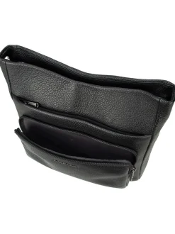 Mandarina Duck Damen Bodybag - Mellow Leder in schwarz