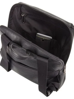 Mandarina Duck Damen Rucksack - Mellow Leather Squared FZT38 in schwarz