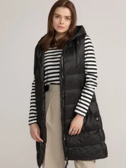 MANISA Fashion Damen Weste in schwarz