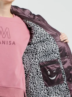MANISA Fashion Damen Weste in rot