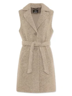 MANISA Fashion Damen Weste in beige