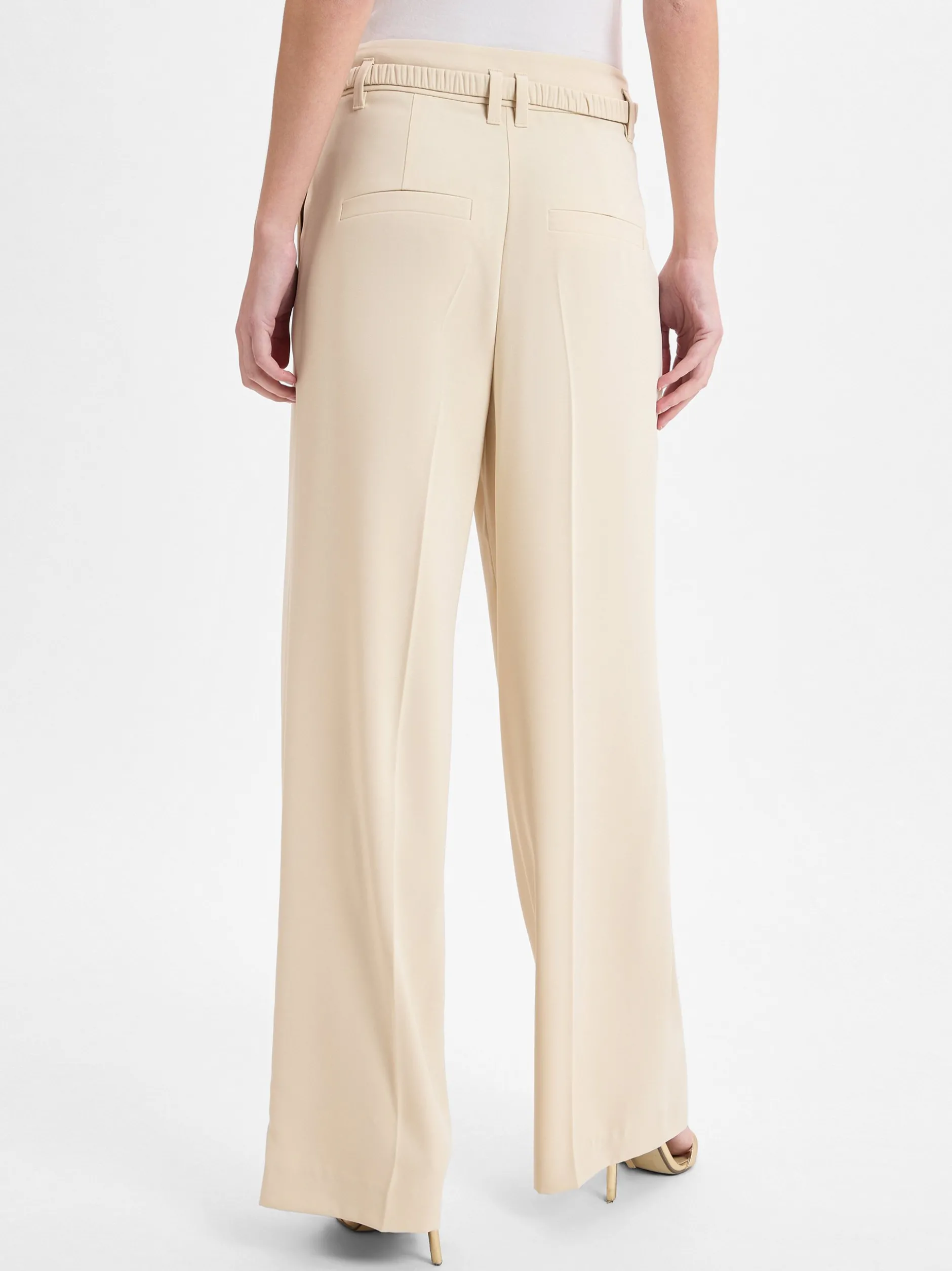 Marc Cain Collections Damen Bundfaltenhose in beige