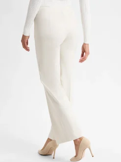 Marc Cain Collections Damen Baukasten-Stoffhose in ecru