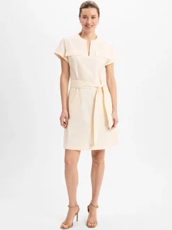 Marc Cain Collections Damen Blusenkleid in vanille