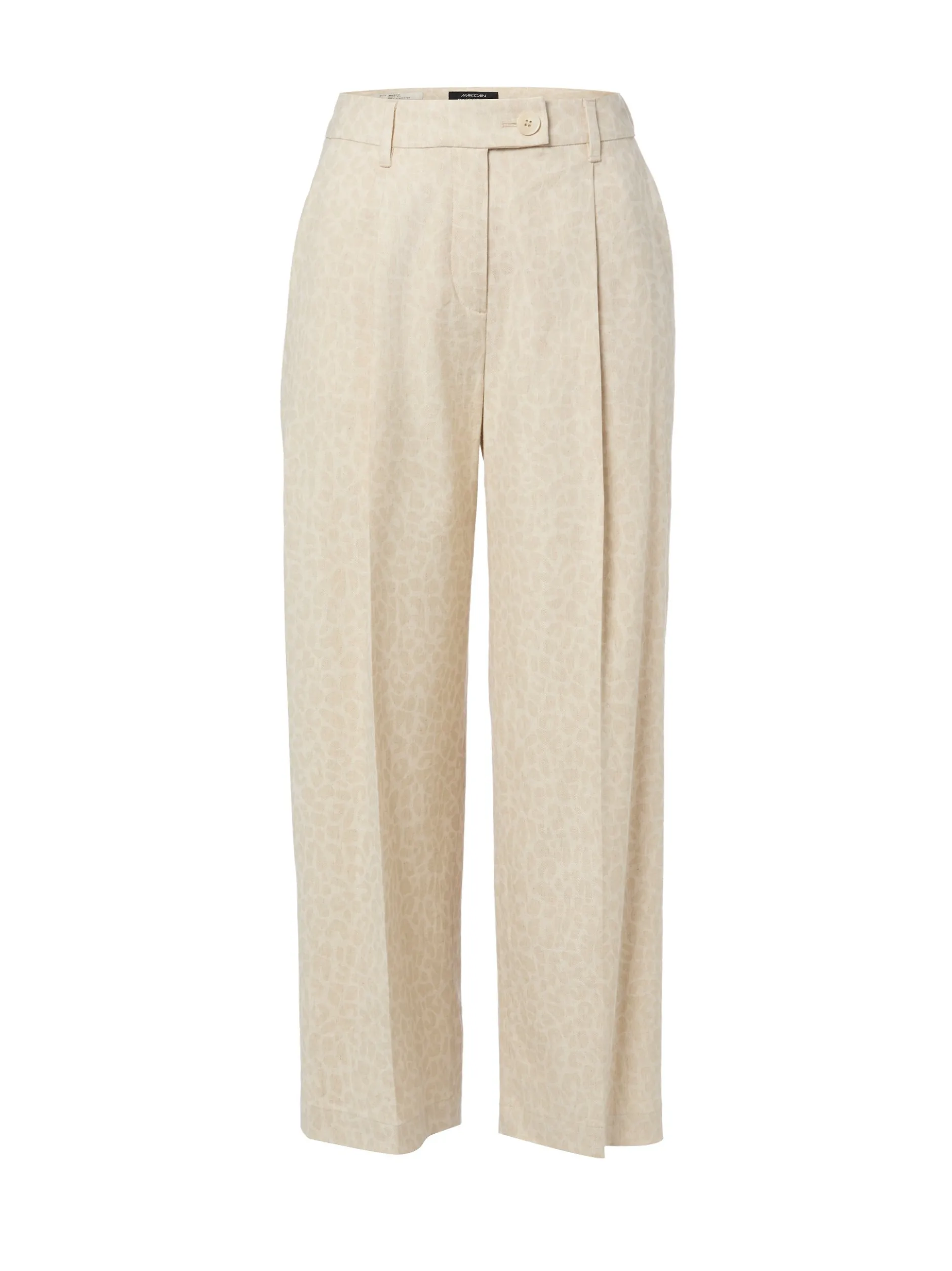 Marc Cain Collections Damen Culotte mit Leinen-Anteil - Wasco in sand beige