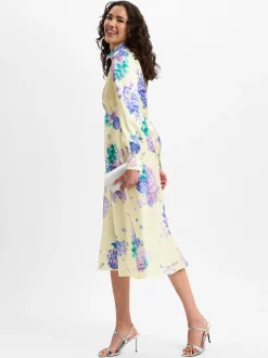 Marc Cain Collections Damen Freizeitkleid in gelb lila