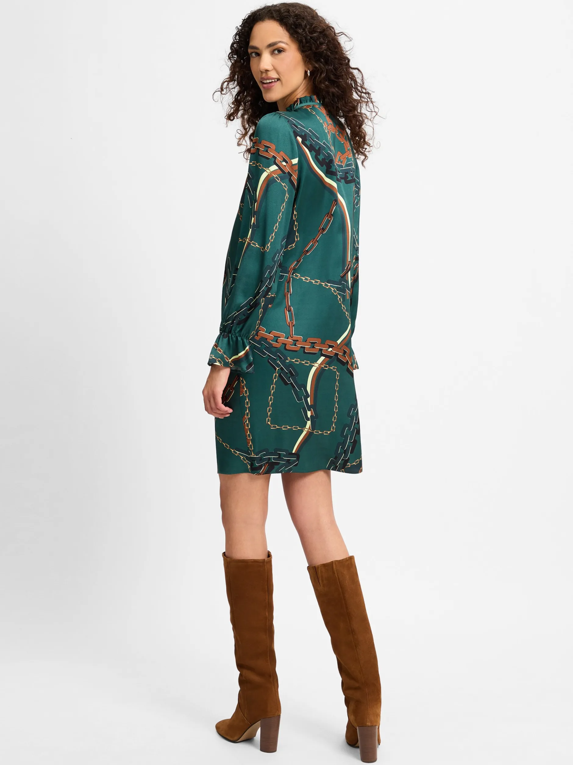 Marc Cain Collections Damen Freizeitkleid in tanne braun
