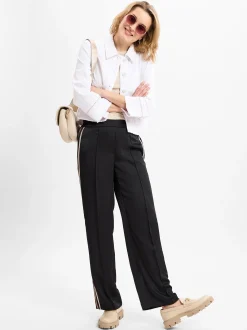 Marc Cain Collections Damen Hose in schwarz beige