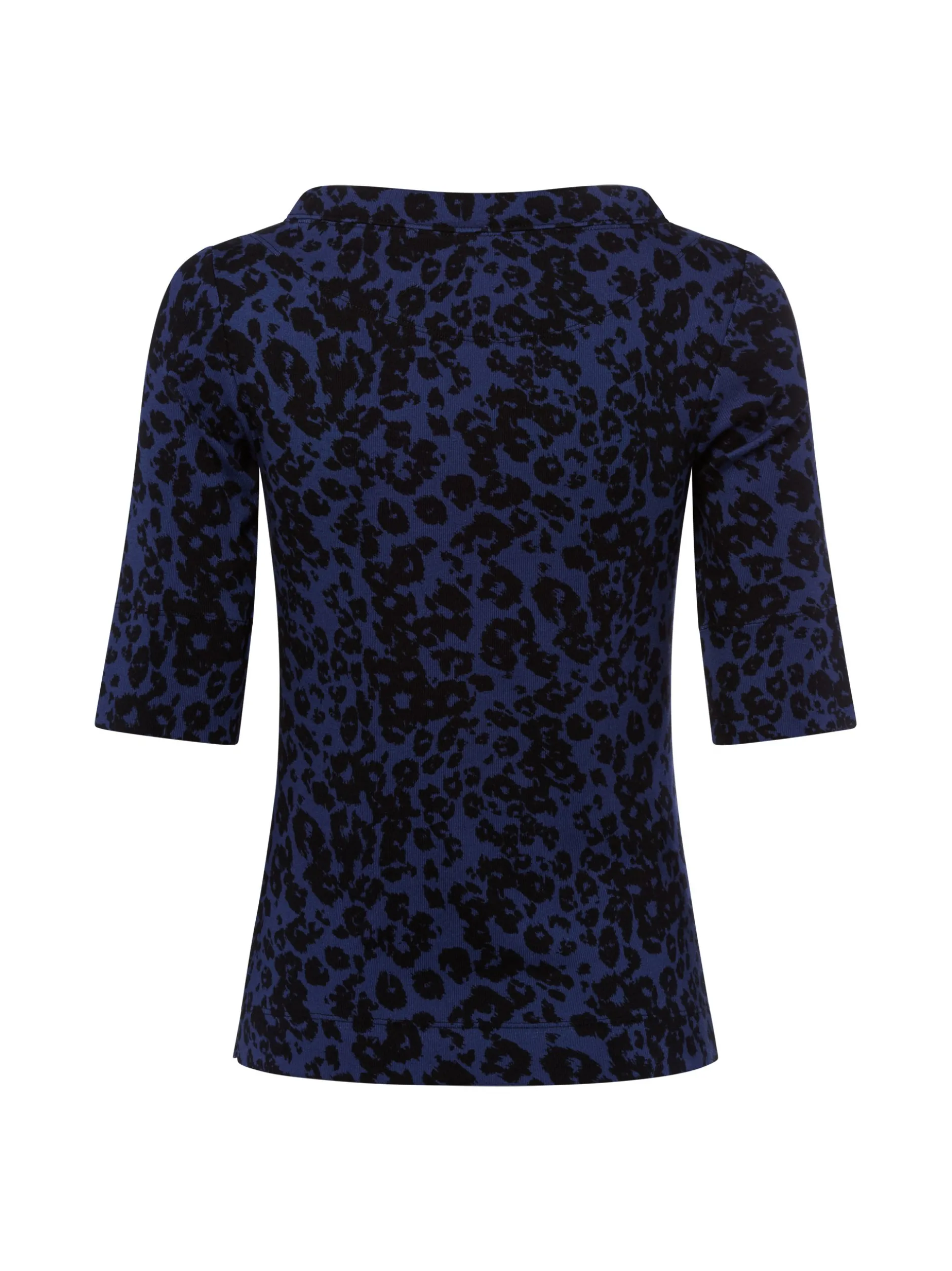 Marc Cain Collections Damen Jersey-Shirt in indigo schwarz