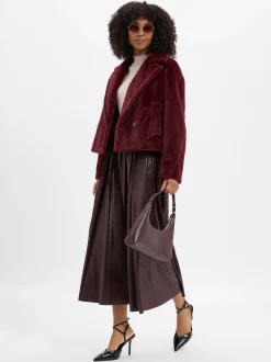 Marc Cain Collections Damen Midirock in schoko
