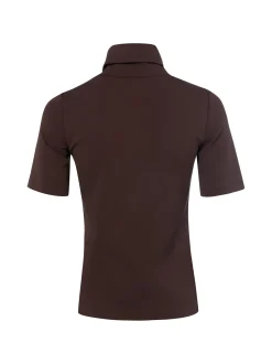 Marc Cain Collections Damen Rollkragenshirt in schoko