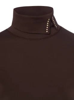 Marc Cain Collections Damen Rollkragenshirt in schoko
