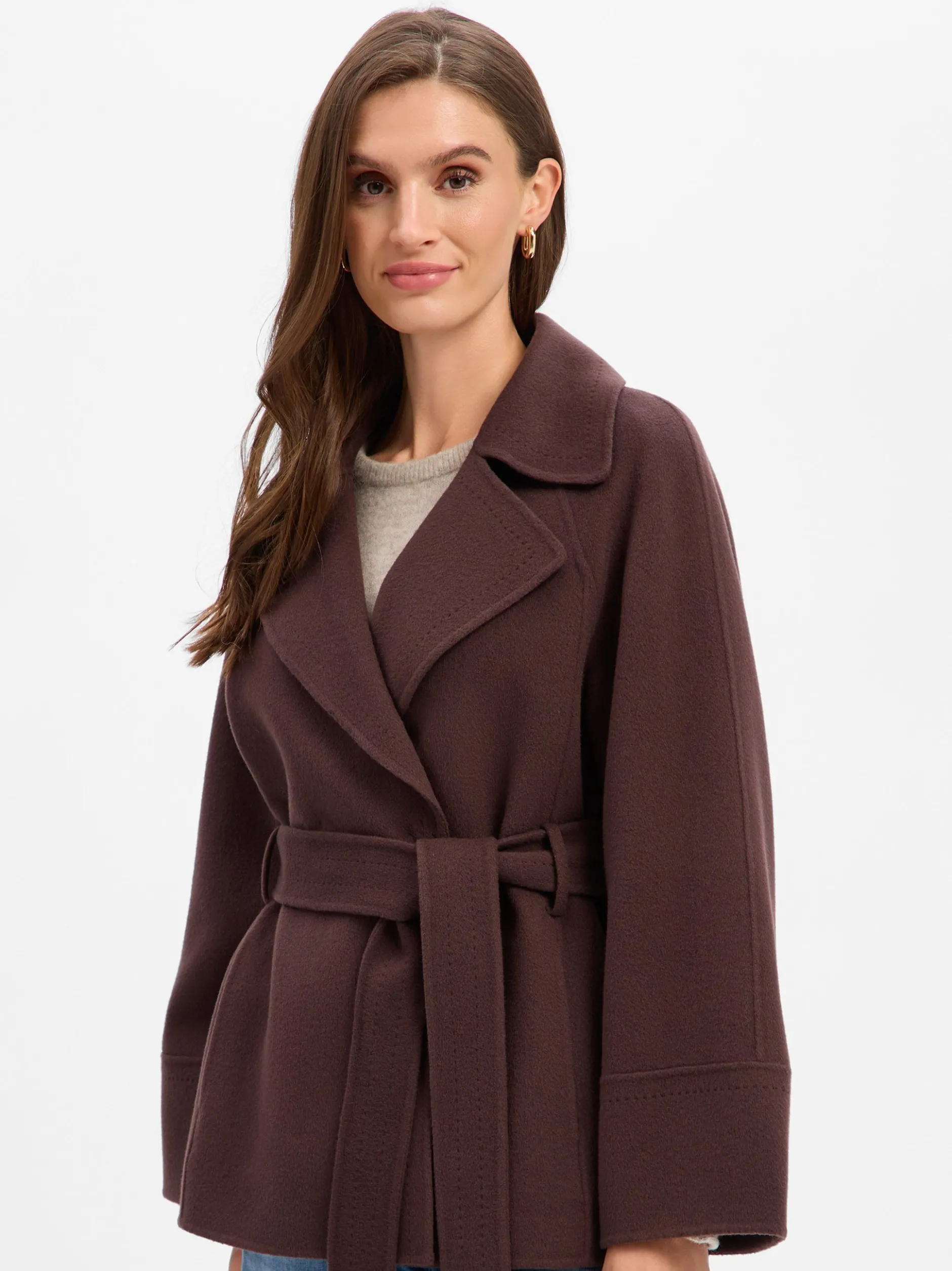 Marc Cain Collections Damen Wolljacke in schoko