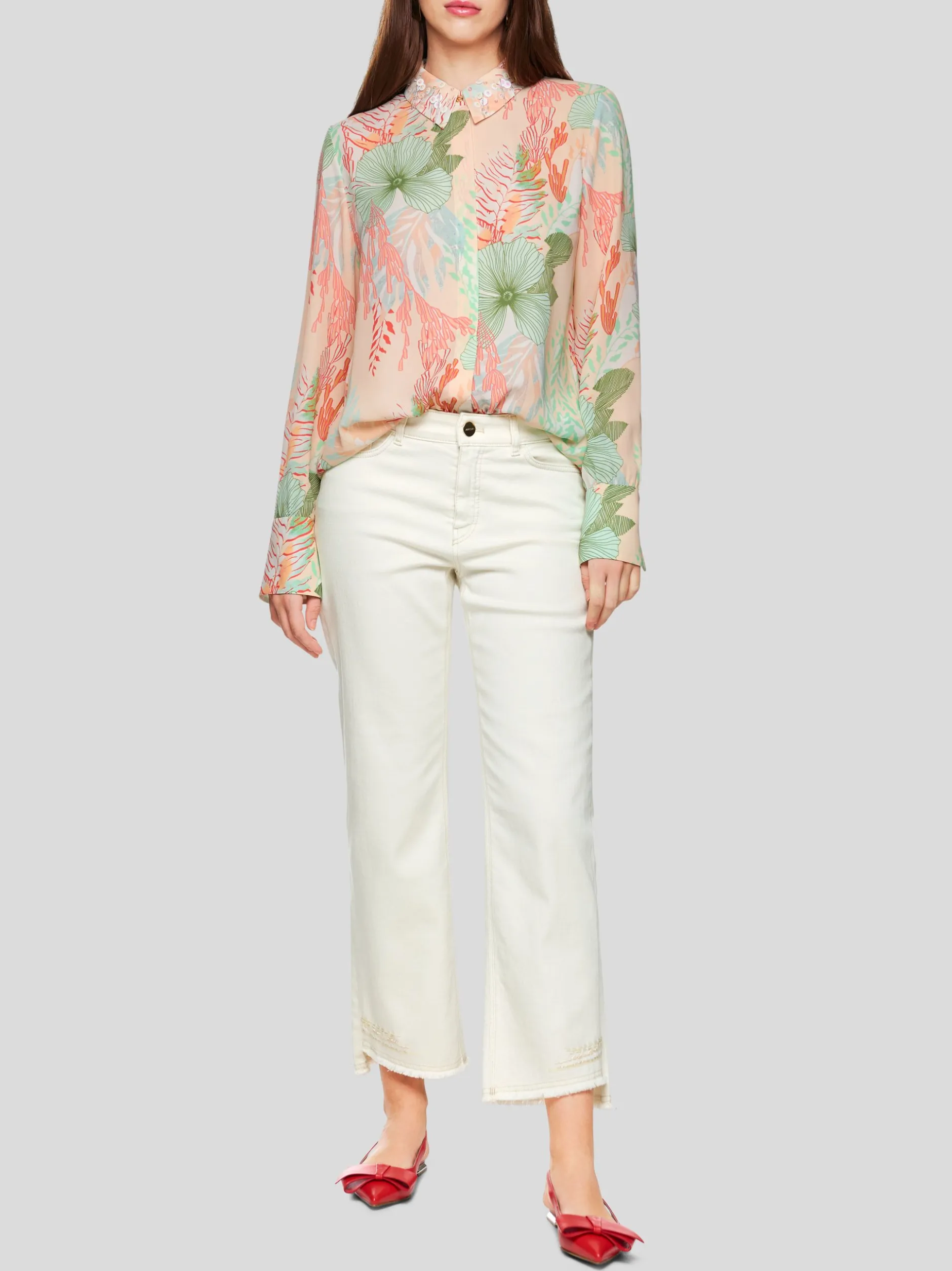 Marc Cain Damen Bluse in beige