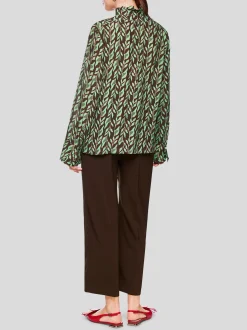 Marc Cain Damen Bluse in braun