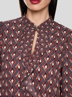 Marc Cain Damen Bluse in grau