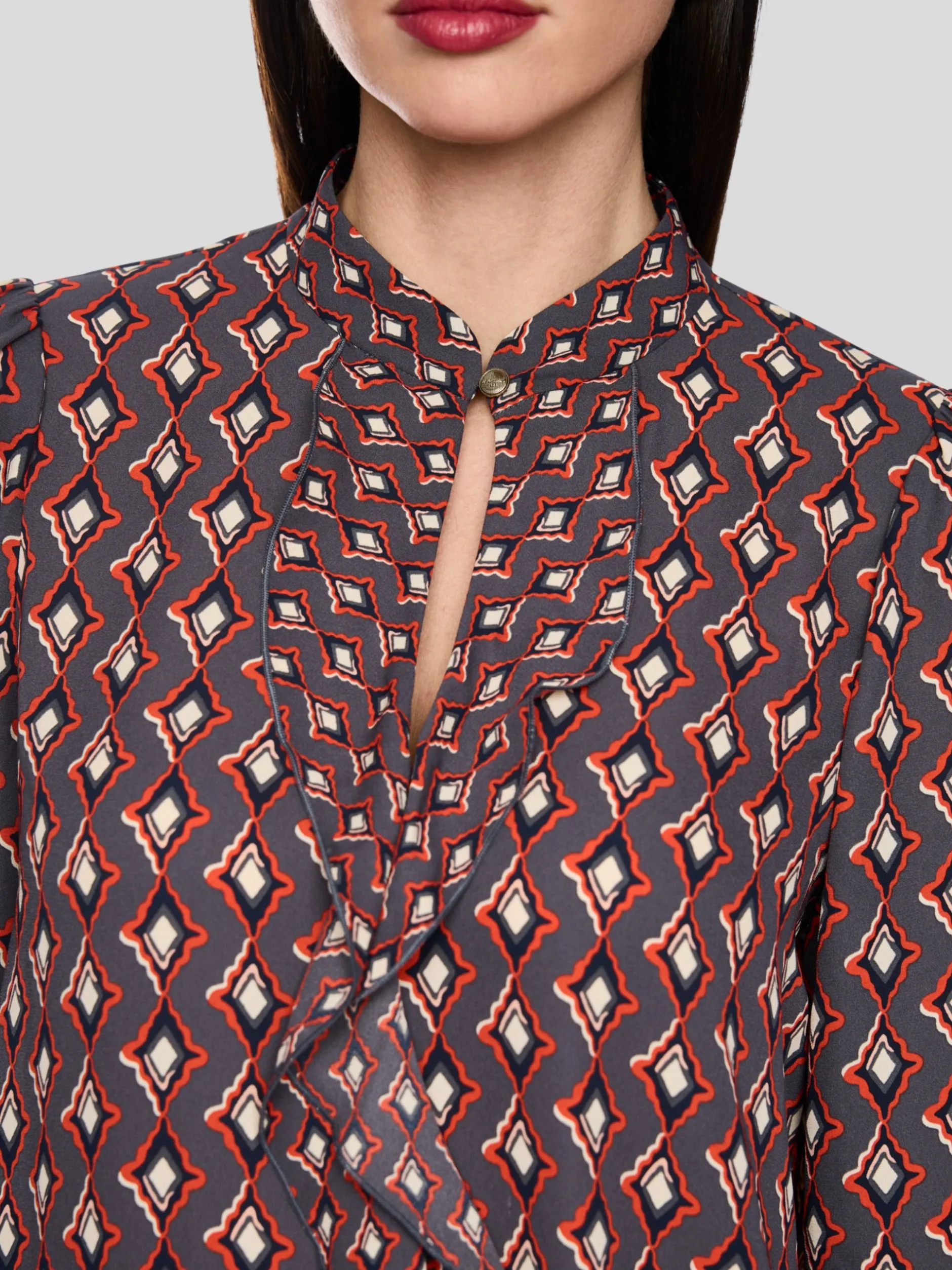 Marc Cain Damen Bluse in grau