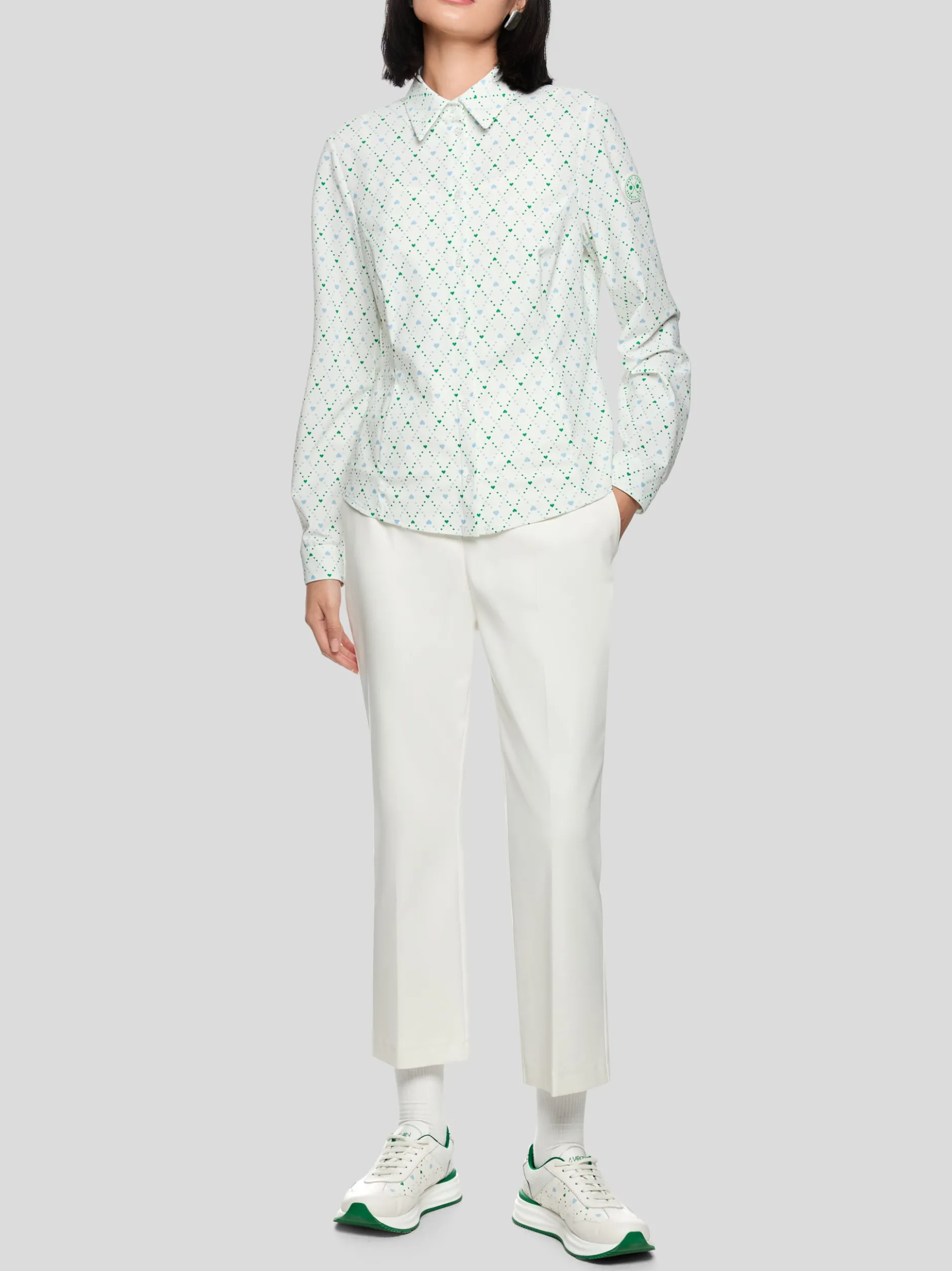 Marc Cain Damen Bluse in weiß