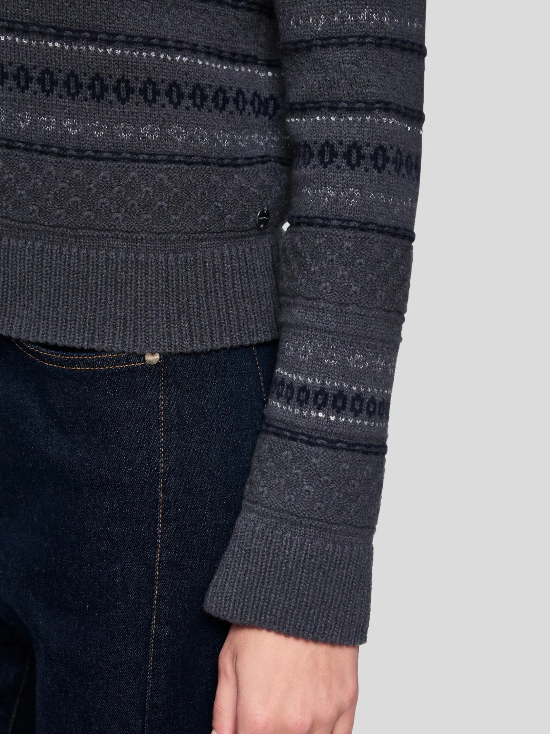 Marc Cain Damen Cardigan in grau