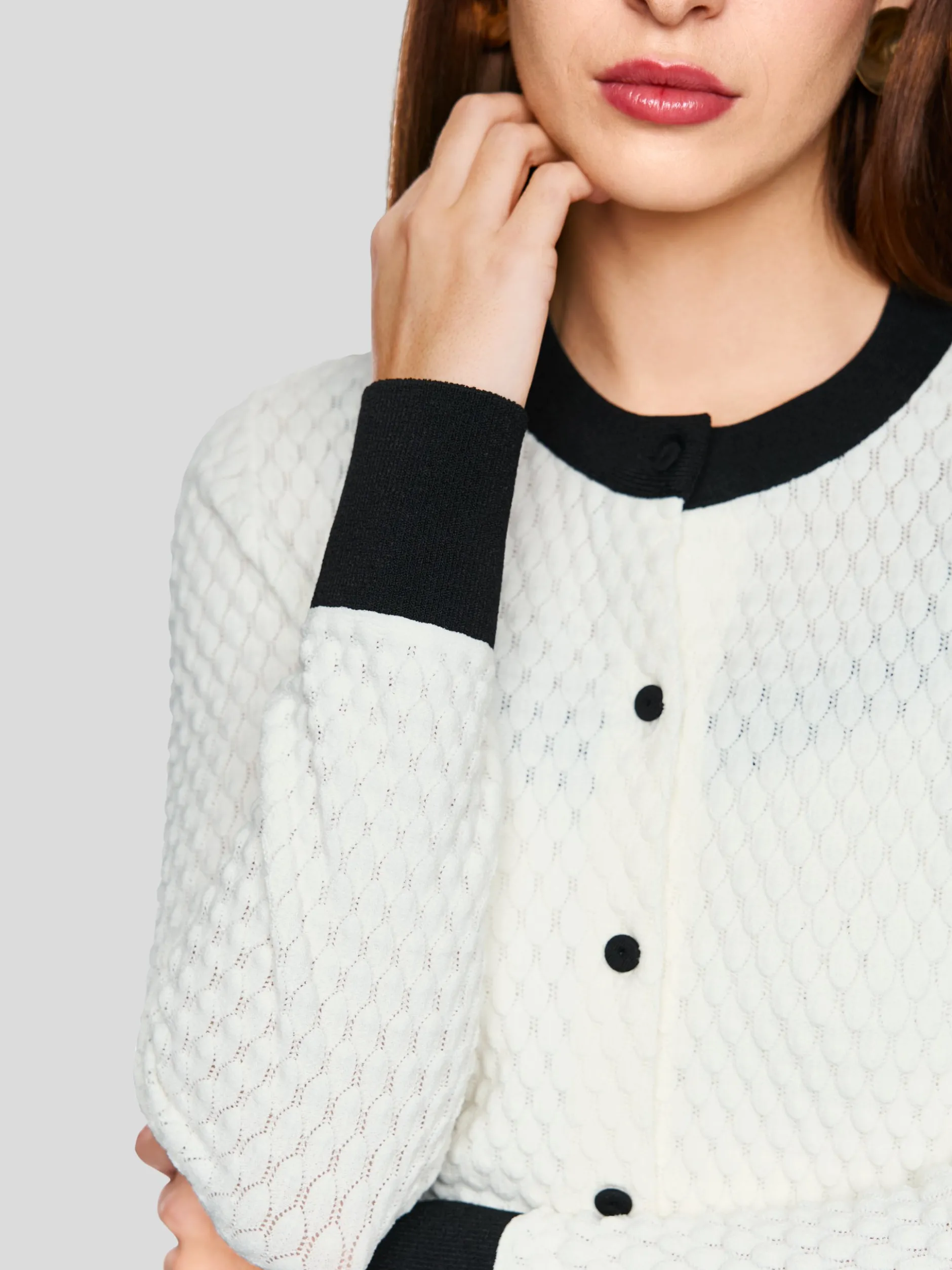 Marc Cain Damen Cardigan in mehrfarbig