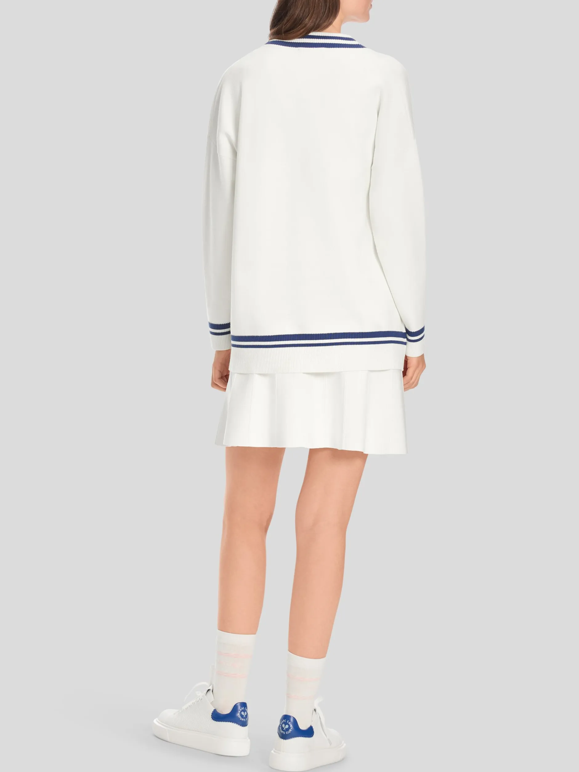 Marc Cain Damen Cardigan in weiß