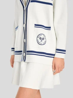 Marc Cain Damen Cardigan in weiß