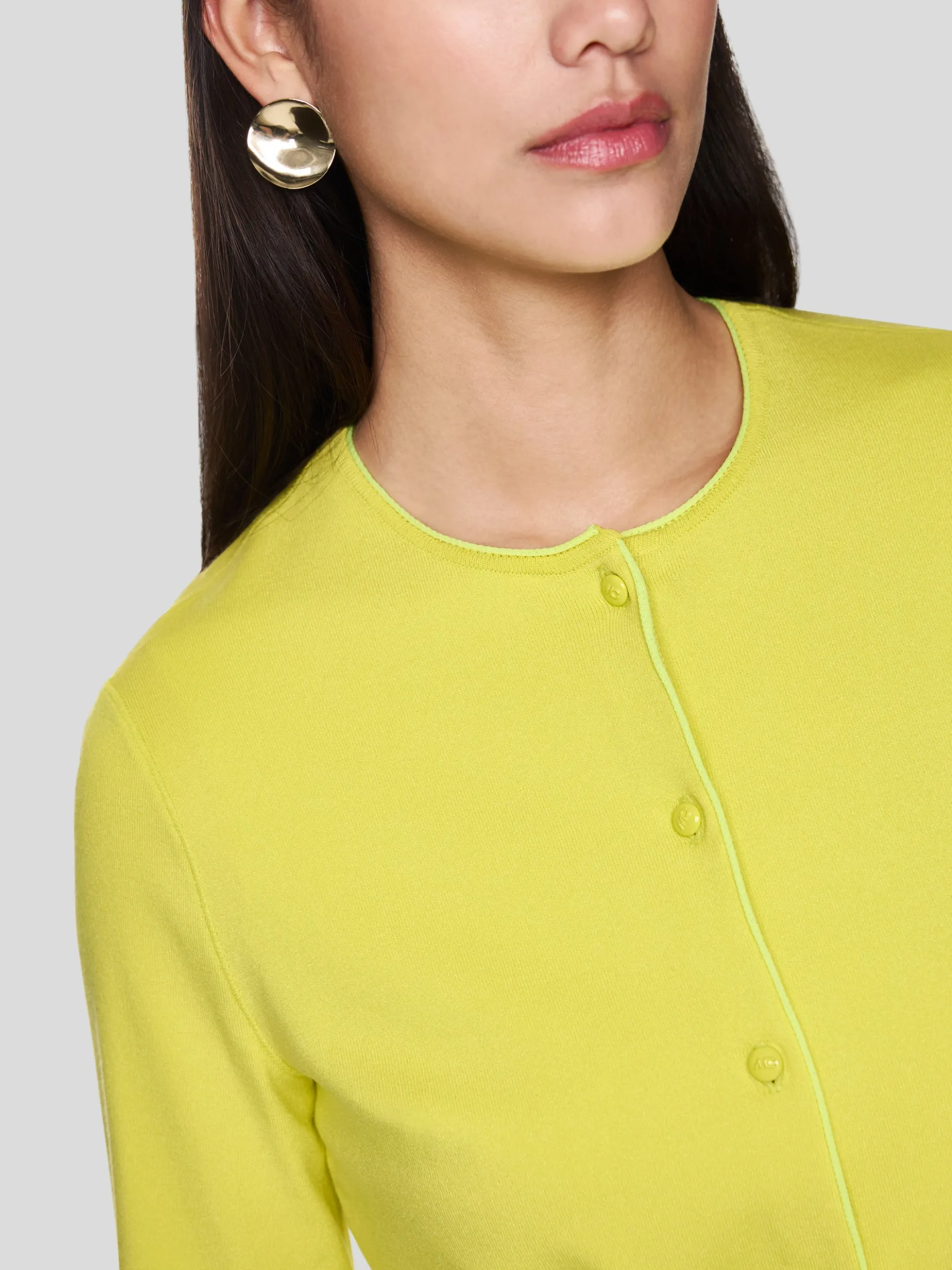 Marc Cain Damen Cardigan in zitrone
