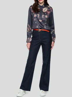 Marc Cain Damen Hose - FAID in blau