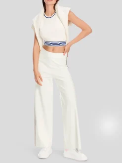Marc Cain Damen Hose - WELKOM in weiß