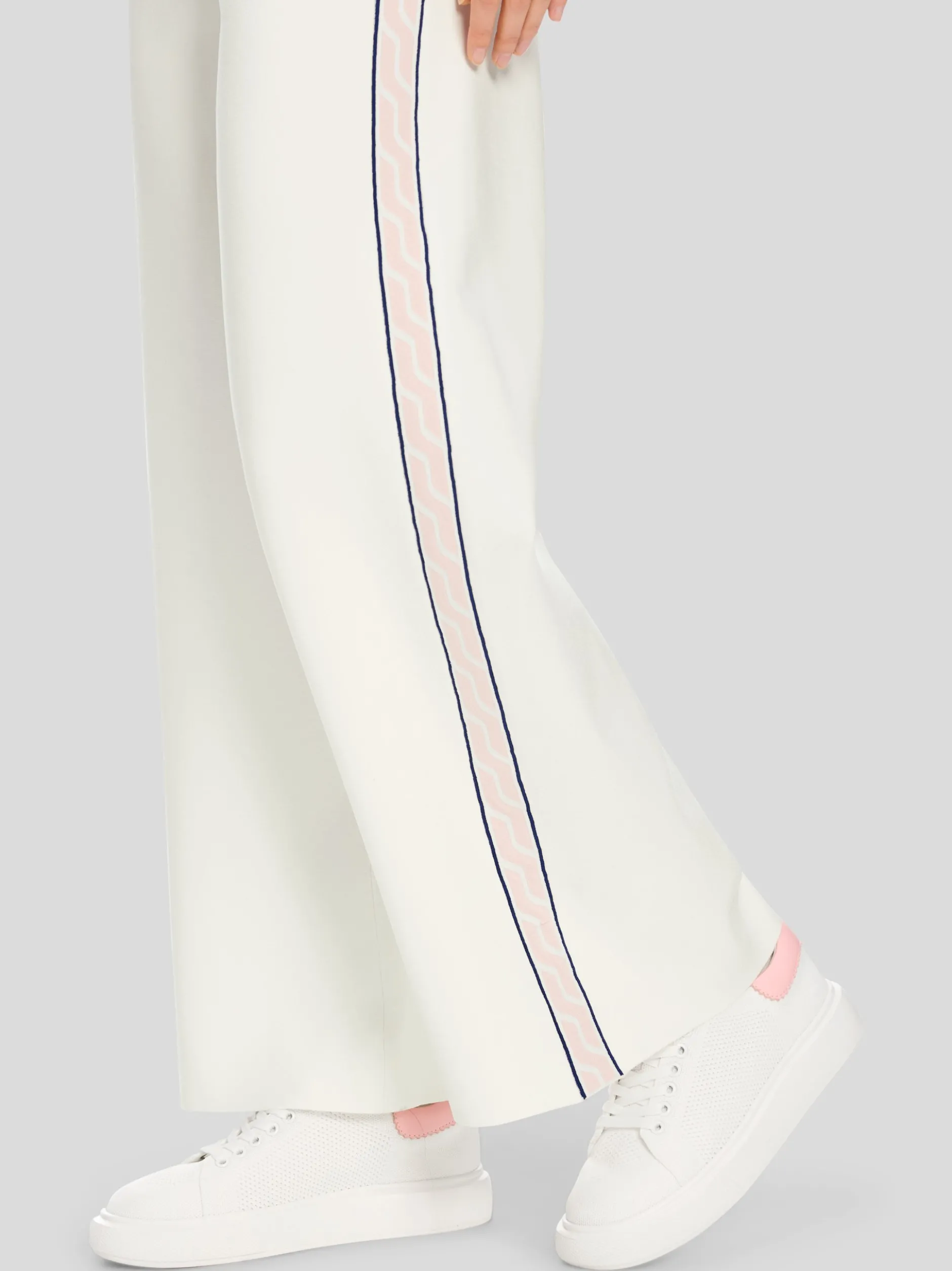 Marc Cain Damen Hose - WELKOM in weiß