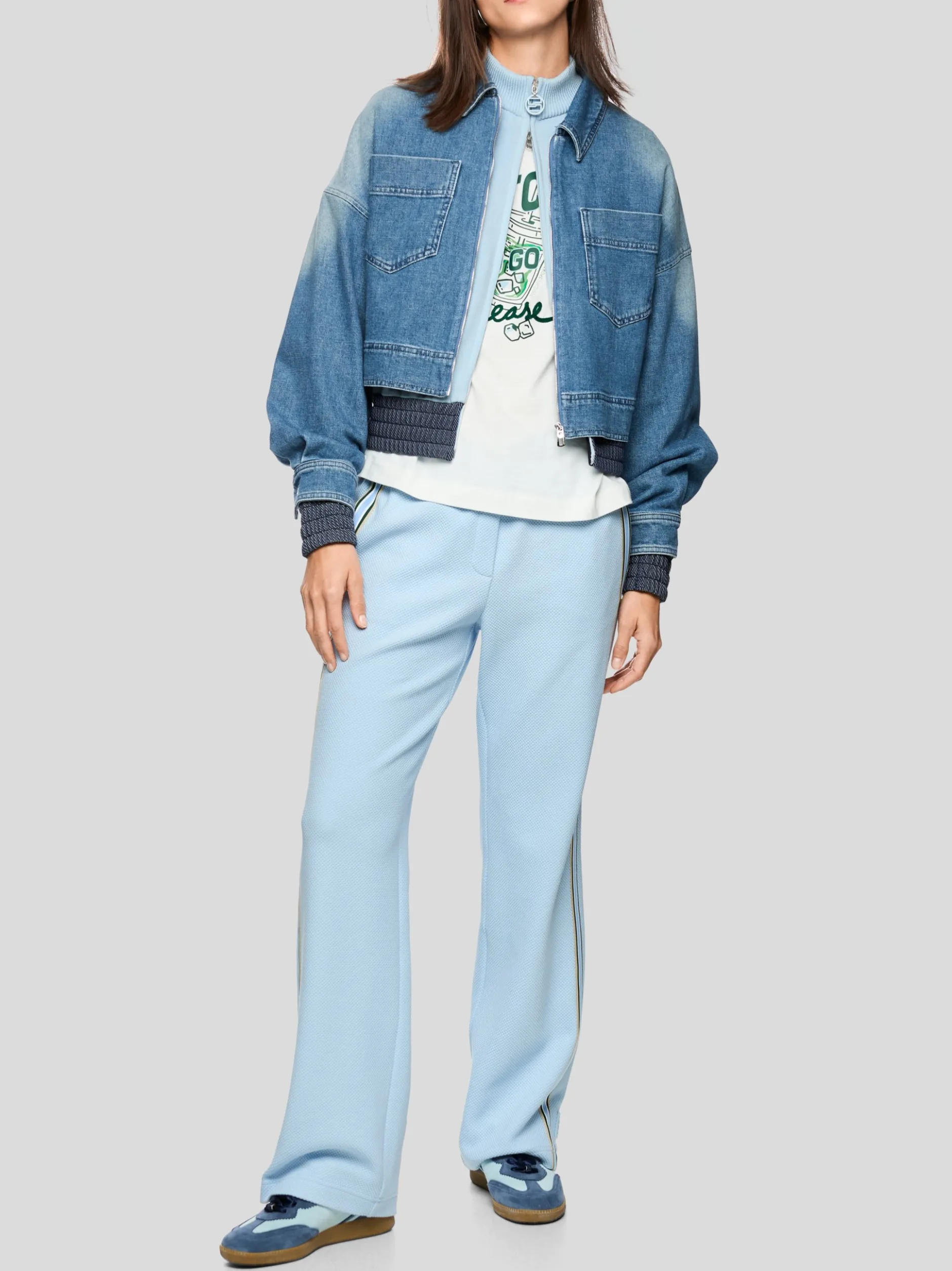 Marc Cain Damen Jacke in denim